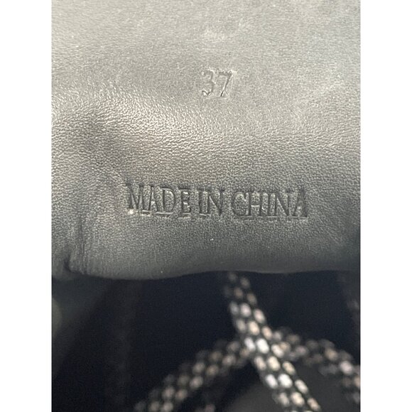 Rag & Bone Women's Lace Up Black Compass Ankle Leather Boots Sz 7 - NWOB - Picture 8 of 10